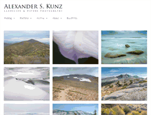 Tablet Screenshot of alex-kunz.com